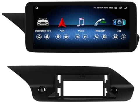 10.33-Zoll-Autoradio-Stereo für Mercedes Benz W212 E-Klasse E200 E230 E260 E300 S212 (2009–2012) NTG 4.0, 4+32GB 1600 x 7200 QLED-Touchscreen mit Carplay Android Auto Bluetooth SWC DSP