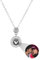 MMXX Personalisierte Projektion Halskette mit Bild im Inneren für Frauen 925er Sterling Silber Foto Halskette Bild Versteckte Gedenkkette Ich Liebe Dich 100 Sprachen (H1: Silber)