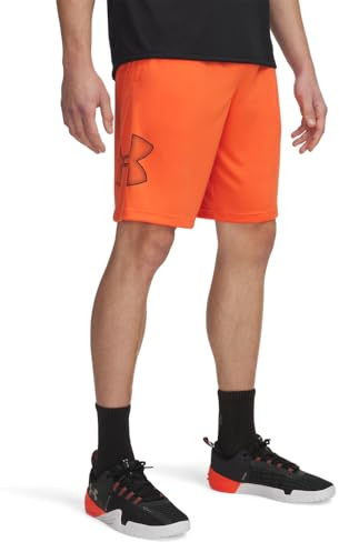 Under Armour Herren Tech Graphic Shorts, (847) Fire/Black, XL