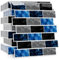 HPNIUB 10 Sheets Self Adhesive Wall Tiles,Stick On Wall Tiles Kitchen Splashbacks for Walls,Tile Stickers Peel and Stick Backsplash Splashback Decals Tile 30x30cm (Blue 2)