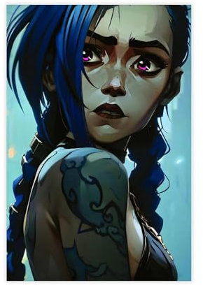 bntjxz Arcane Jinx Poster Game 1, stampa artistica da parete per soggiorno, camera da letto, decorazione, 20 x 30 cm