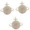 Holibanna 3 Stücke Damen Brosche Broschen Revers Gold Anzug Dekorative