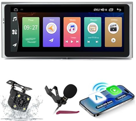 PLKEQS Android 14 Car Radio Navi for L-and Range Rover V8 L322(2002-2012) 10.25 Screen Car Multimedia Player with Carplay GPS Navigation Bluetooth 5.0 HIFI FM 5G-WiFi SWC DSP MIC,8G+128G,10.25