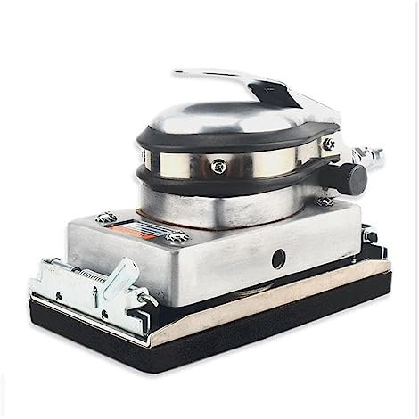 EDEDE Poliermaschine, Exzenterschleifer Pneumatische rechteckige Polier-Schleifpapiermaschine, Vibrations-Luftschleifer, Metall-Rostentferner, Polierschleifer zum Schleifen, Polieren
