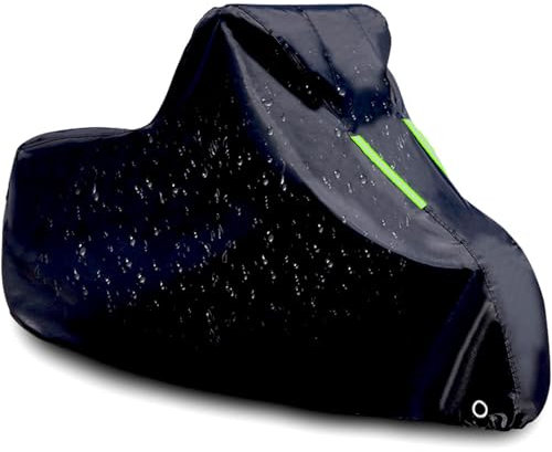 Motorrad Abdeckplane Wasserdicht Outdoor für BMW R1250GS 2018-2023 2024 2025,Motorradabdeckung 300D Oxford-Stoff,Elastischem Saum SchutzhüLle Mit SchlosslöChern Reflektierenden Streifen