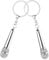 FRCOLOR 2pcs Microphone Keychain Pendant Stylish Key Ring for Keys and Bags Unique Music Decor for Compact Key Hanging Accessory