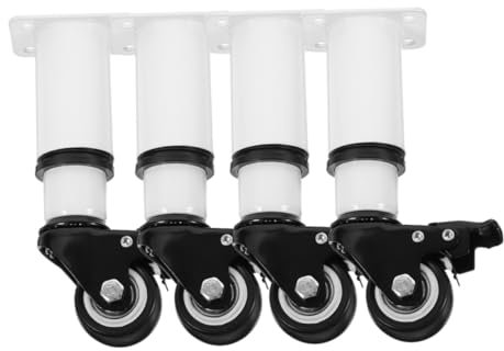 LIFKOME 4 Pièces Réglables avec roulettes Pivotantes pour Armoires Lits Tables Basses