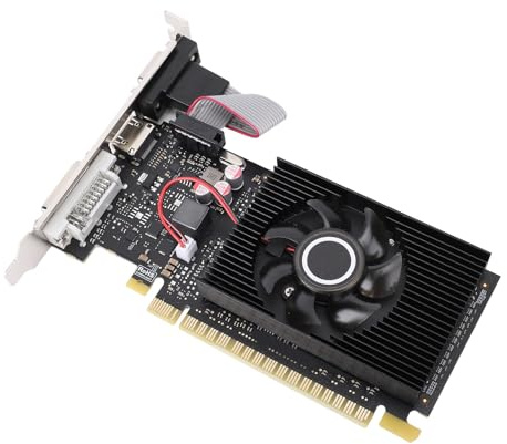 Annadue GT 210 1 GB DDR3 64 -Bit -Gaming -Grafikkarte mit PCI Express 1.1 X16, DVI VGA HDMI -Port für Desktop -Computer