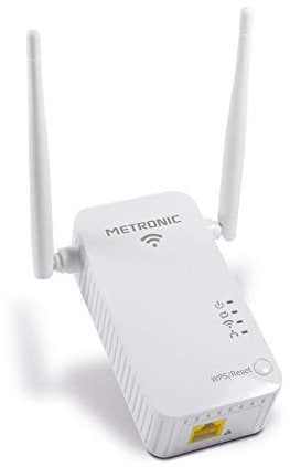 Metronic 495432 Répéteur Wi-Fi 300 Mbps Blanc