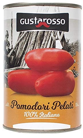 Tomate Pelée 100% ITALIENNE 400 gr. Gustarosso - Carton de 12 pièces