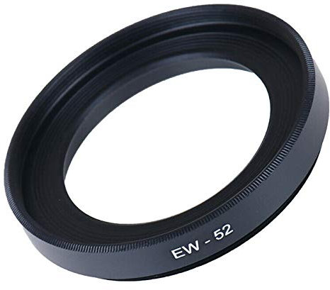 SUCHUANGUANG EW-52 Vite paraluce 52mm Lente per Fotocamera per Canon- EOS RF 35mm F1.8 Macro IS STM Paraluce