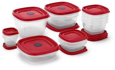 Rubbermaid Sortierte Lebensmittelaufbewahrungsbehälter – Box of: 1; Einzelpackung Menge: 24; Gesamtmenge: 24 Stück