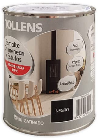 TOLLENS - ESMALTE ANTICALORICO NEGRO 750 ML