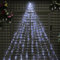 YASENN lichterbündel 300LED 3M 10 Stränge Glühwürmchen Strauß Lichter mit flexiblem Kupferdraht Lichterketten Wasserdicht für Weihnachtsfeier Hochzeit Schlafzimmer Dekoration (Kaltes Weiß)