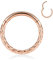 16G Conch Creolen Septum Nasenring Daith Ohrringe Chirurgenstahl Klappsegment Clicker Ring Einzigartiges X Design Conch Daith Helix Rook Tragus Knorpel Ohrringe Piercing Schmuck 6mm Rose Gold