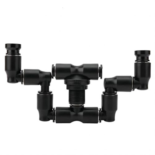 VIFERR Reptile Fogger, 360 Verstellbarer Düsen Reptile Nebel Sprinkler Aquarium System Mist Spray Nozzles Connect 1/4in Tub Kühlsystem für den Regenwald