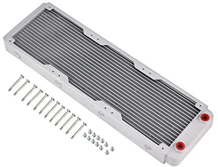 Sistema di Raffreddamento a Liquido Fai-da-te, Sistemi di Raffreddamento Ad Acqua, Kit di Raffreddamento del Dissipatore di Calore Bianco Dispositivo di Raffreddamento del Liquido del (bianco 2)