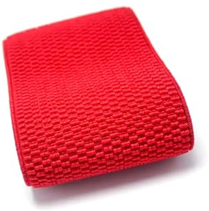 2 Meter 7,5cm breite Gummibänder zum Nähen von Bekleidungszubehör/Gummiband/Gummiband, Rot, 75mm