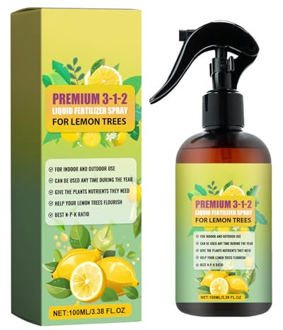 OralGos Professionelles Zitronenbaum-Spray, Dünger, Nebelkonzentrat für Gesundheit, Blattwachstum, Nährstoffe für Gartenarbeit