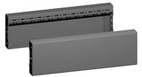 Rittal VX Sockel-Blenden VX 8660032 seitlich H:100mm f.T:500 mm 1=2