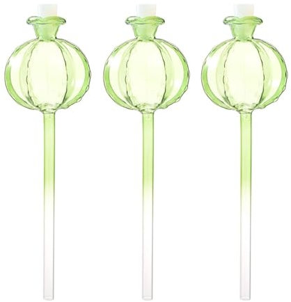 NPXUAMTJ 3 Stücke Pflanze Selbst Bewässerung Automatische Bewässerung Gerät Glas Pflanze Wasser Lampen Tropf Bewässerung Für Indoor Topf