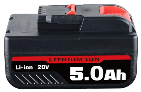 18V 5.0 Ah Li-Ion Battery Replacement for Worx 18 V Cordless Power Tools WA3551 WA3572 WG583E.9 WG547E.9 WG543E.1 WX094.9 WX178 WX166.4 WX166.4 WX372.1 WG259E Battery with LED Charge Indicator