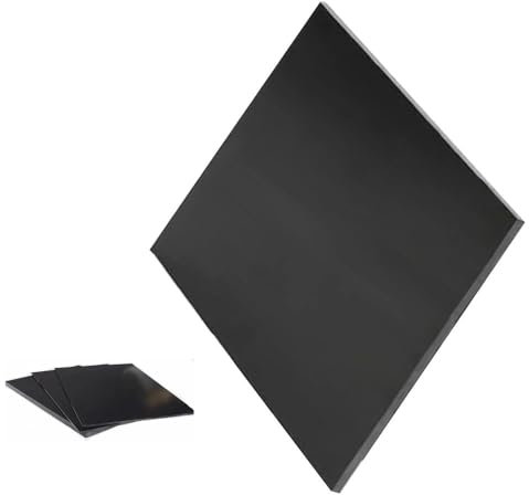 Glasfaserplatte, 1 Stück FR4 schwarze Glasfaser-Schablonenplatte, 0,2–4 mm dick, abnehmbare G10-3D-Drucker-Plattform(235MM x 235MMx3mm)