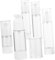 BESTYASH 5pcs Airless Pump Bottle Travel Lotion Dispenser Containers for Skincare Slip Design Durable Lightweight for Cosmetics Travel Use