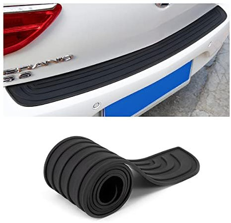 YWDRE Protecteur Pare-Chocs Arrière pour Peugeot 307 206 308 408 508 2008 3008 4008 5008 4007 107 407 207 507 306, Pare Choc Voiture Baguette Protection Arrière en Caoutchouc Protection Seuil Coffre