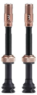 BBB Cycling CoreCap AL Tubeless Valve Set - Lightweight Aluminum - 300% More Airflow - Universal Pump Compatibility - 2 Pack - BTI-166
