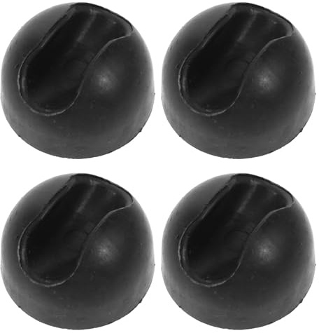 MAGICLULU Tischbein Schoner Gummi Möbelstopper Rutschfest Stoßdämpfend mit Schrauben für Stahlgestell Möbelrollen Schutz für Harte Böden