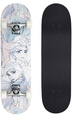 Skateboard für Jugendliche, 79 cm, rutschfestes Deck, Gross, bis 100 kg
