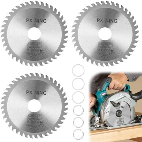 3 Pcs 115mm Angle Grinder Discs, 40T Carbide Tipped Circular Saw Blades 4.5, Wood Cutting Blades for Angle Grinder & Cutting Discs 115mm for DIY & Woodworking, 22.23mm Arbor