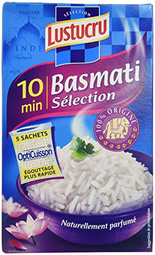 Lustucru Riz Basmati 10 Minutes Sachet Cuisson 900 g