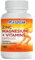MGSPORT Zink Magnesium Kapseln 120 Stk. - 380 mg Magnesium, Trägt zu einer normalen Muskelfunktion und zum Erhalt normaler Knochen bei, Vitamin Kapseln mit Vitamin B6, E & B9