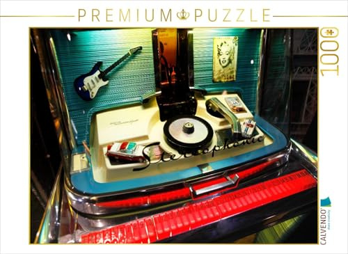 CALVENDO Puzzle Wurlitzer Jukebox Schallplatten | 1000 Teile Lege-Größe 64 x 48 cm Foto-Puzzle für glückliche Stunden