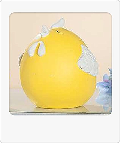 Dekoration zu Ostern Keramik kugelige Henne Hedwig Küken 16cm 1 Figur farblich sortiert -tolle Osterdeko