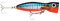 Rapala - X-Rap Magnum Xplode Angelköder - Angelzubehör mit Einteiligem, Robustem ABS Körper - Salzwasser Spinnköder - Lauftiefe Topwater - Fischköder 17cm, 145g - Hergestellt in Estland - Hot Wahoo UV