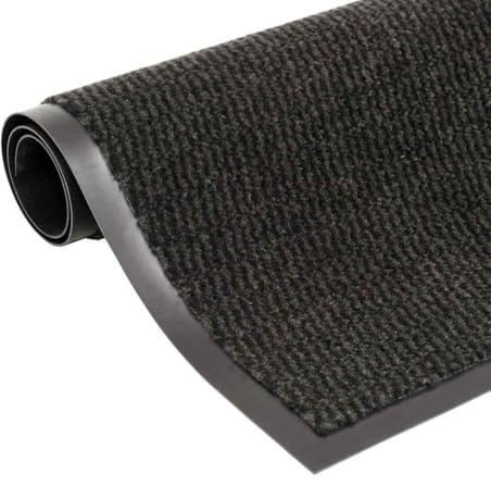 vidaXL Schmutzfangmatte Rechteckig Getuftet 40x60 cm Schwarz