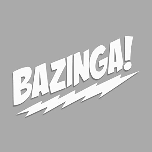 Decus Shop Bazinga XXL 0017 (weiß) // Sticker OEM JDM Style Aufkleber