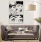 Cartoon Mädchen Vinyl Wandaufkleber Mädchen Frau Teen Weinen Coole Pop Art Schlafzimmer Wandtattoo Design Persönlichkeit Wallpaper 73X114Cm Schwarz