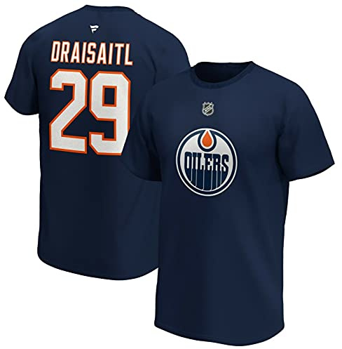 Fanatics NHL Edmonton Oilers Leon Draisaitl #29 T-Shirt Trikot Jersey