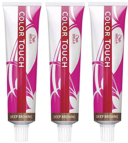 Wella Professionals Colour Touch 3/66 Intensive Dark Brown Violet 60 ml Pack of 3