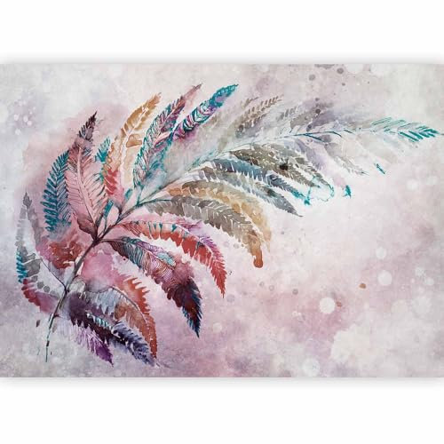 murando Fotomurales Hojas 350x256 cm XXL Papel pintado tejido no tejido Decoración de Pared decorativos Murales moderna de Diseno Fotográfico Naturaleza Plantas Remoto como pintado b-A-10042-a-a