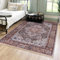 Mazovia Orientalisch Vintage Teppich - Kurzflor Waschbar - Weich Traditioneller Teppich für Wohnzimmer, Schlafzimmer, Esszimmer – Oriental Teppiche - Beige Creme 160 x 230 cm