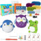 Cpvbobul Häkelset für Anfänger, 3PCS Häkeln Tiere DIY Kit für Erwachsene und Kinder, Häkeln Starter Stricken Kit für komplette Anfänger mit Schritt-für-Schritt-Anleitungen und Video-Tutorials