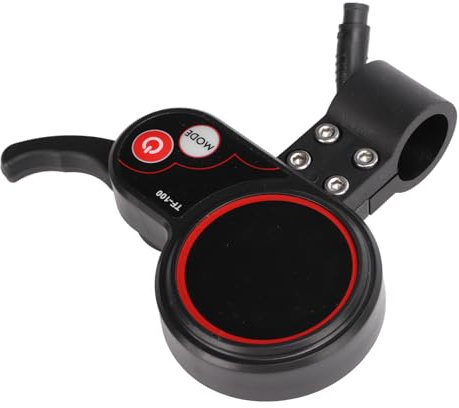 Tbest e Scooter gashebel mit Display, Display Gashebel 48v tf-100 mit Kabel, Scooter Daumengashebel, 48V-TF-100-Display mit 6-poliger Kommunikation Instrument für M4 Elektroroller Controller
