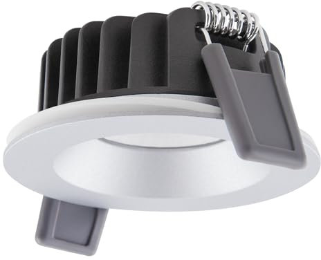 Ledvance LED-Spot Air Fix Aluminium Silber 6W 510lm 36D - 930 Warmweiß | Ausschnitt 68mm - IP65 - Höchste Farbwiedergabe - Dimmbar
