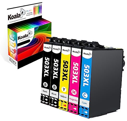 Koala 503XL Druckerpatronen Kompatibel für Epson 503 XL 503XL patronen Multipack für Expression Home XP-5200 XP-5205 XP5200 XP5205 Workforce WF-2960 WF-2965 WF2960 WF2965 WF-2960DWF WF-2965DWF