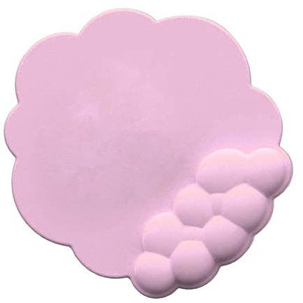 Sxhlseller Support de poignet pour tapis de souris Cloud, repose-poignet pour clavier Cloud, repose-poignet pour clavier confortable avec un joli design de nuage, moins de charge, fond antidérapant
